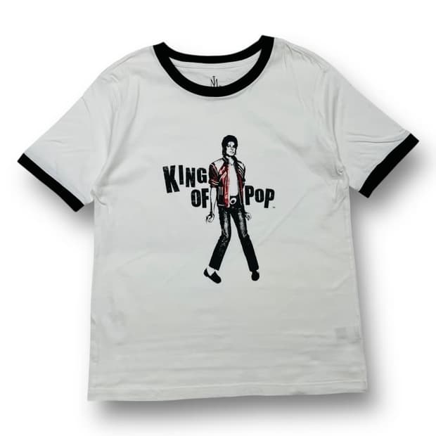 마이클 잭슨 핑거 맨 포즈 빈티지 반팔 티셔츠