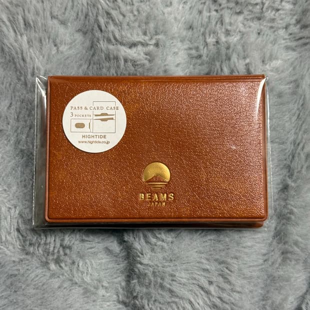 빔즈 하이타이드 스페셜 오더 패스 & 카드 케이스 브라운