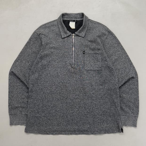 agnes b 집업 니트