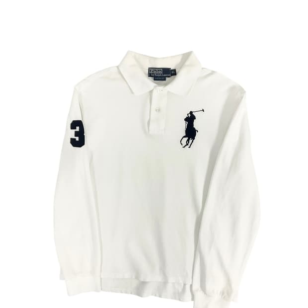 폴로 빅포니 럭비 화이트
