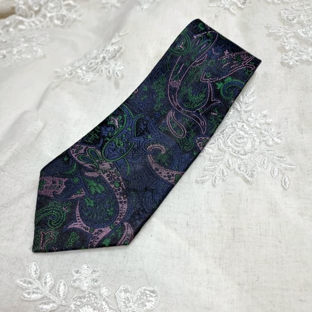 지방시 페이즐리 실크100 넥타이 (드라이완료)
