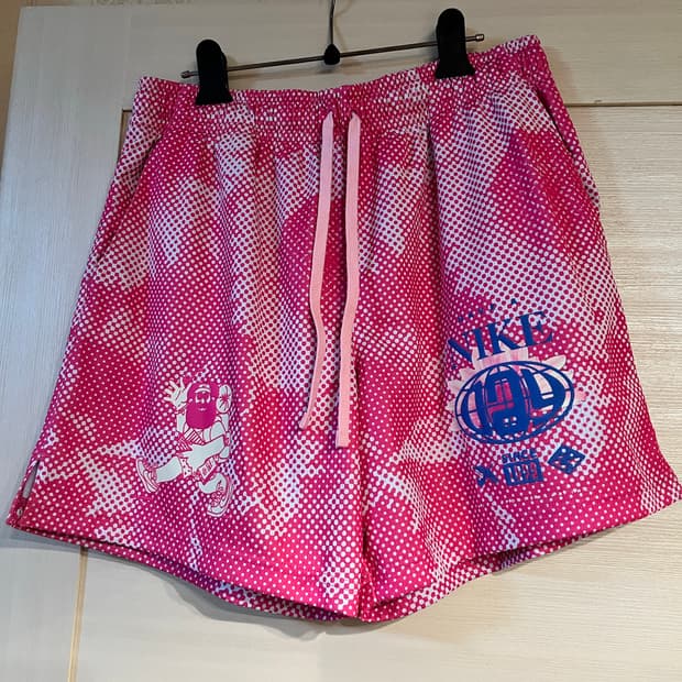 나이키 플로우 데이하이크 숏츠 반바지 핫핑크
