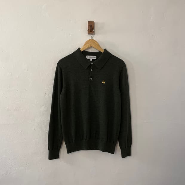 브룩스브라더스 카라 니트 