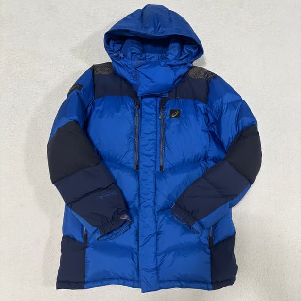 105 아식스 구스다운 패딩 점퍼 1205