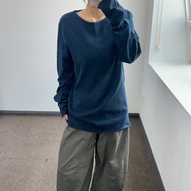 Saint James 세인트 제임스 네이비 롱슬리브