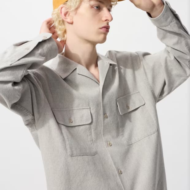 유니클로 jw엔더슨 코튼 셔츠