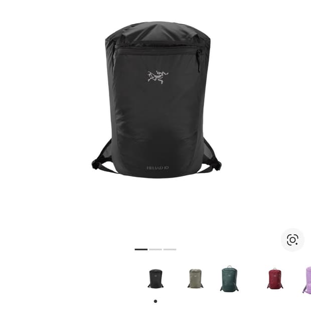 아크테릭스 헬리아드10 백팩 블랙