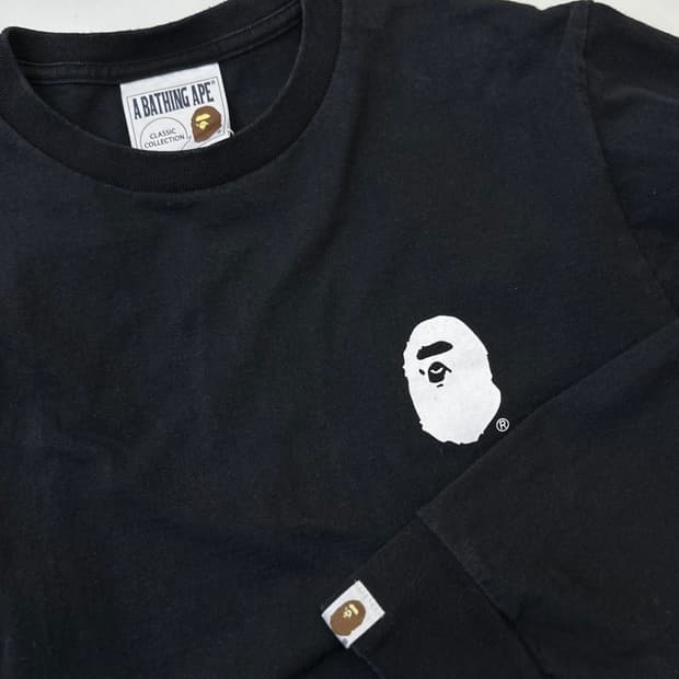 베이프 클래식 컬렉션 롱슬리브 티셔츠so