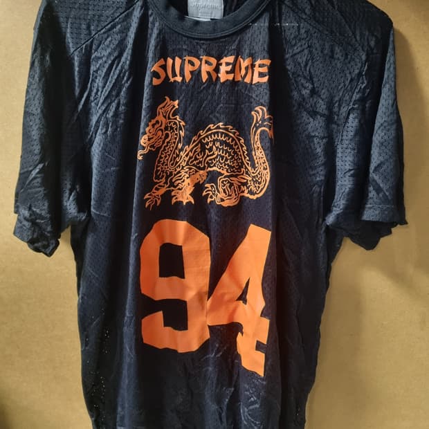 슈프림 남성 메쉬 반팔티 