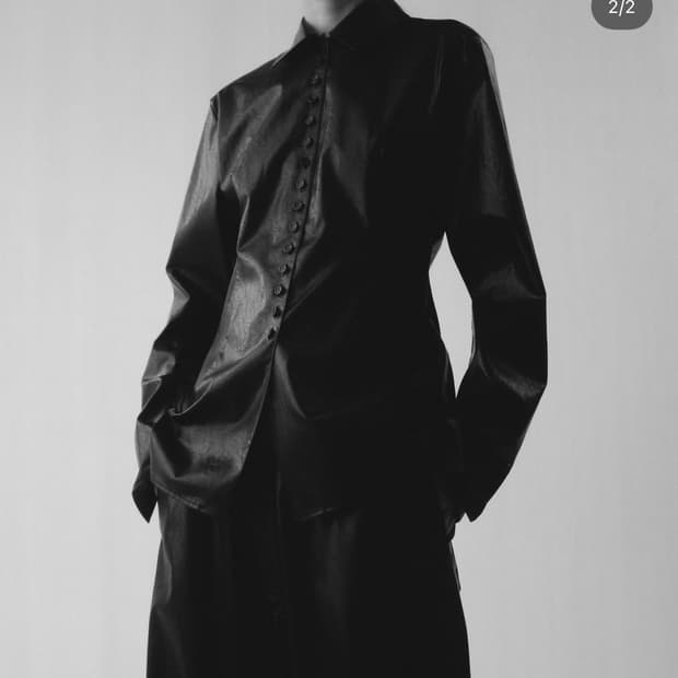 부희 레더 셔츠