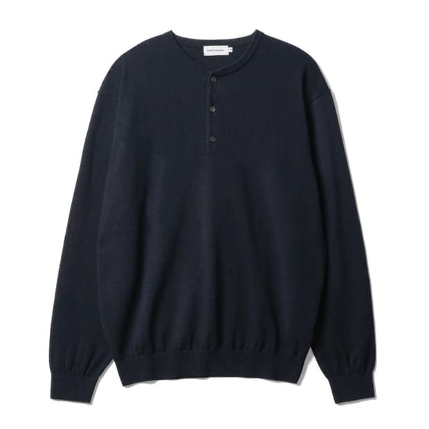 스테디에브리웨어 SEW 코튼 헨리 넥 니트 스웨터 3