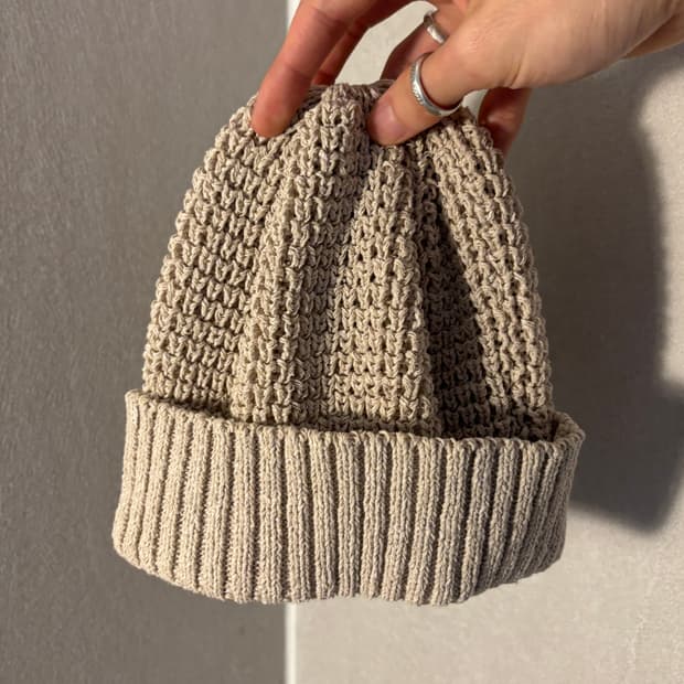 Ca4la 페이퍼 패브릭 비니