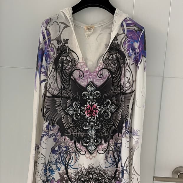  USA. Davida y2k 후디 티셔츠 44-66