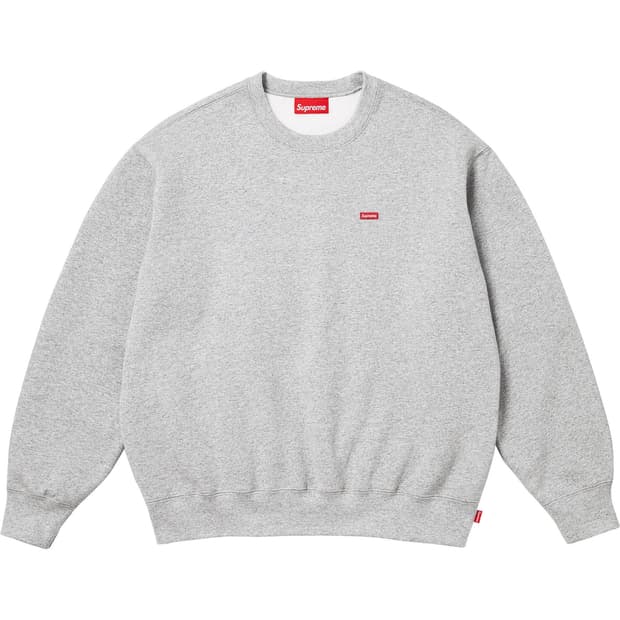 슈프림 스몰 박스 크루넥 헤더 그레이 - 25FW L 