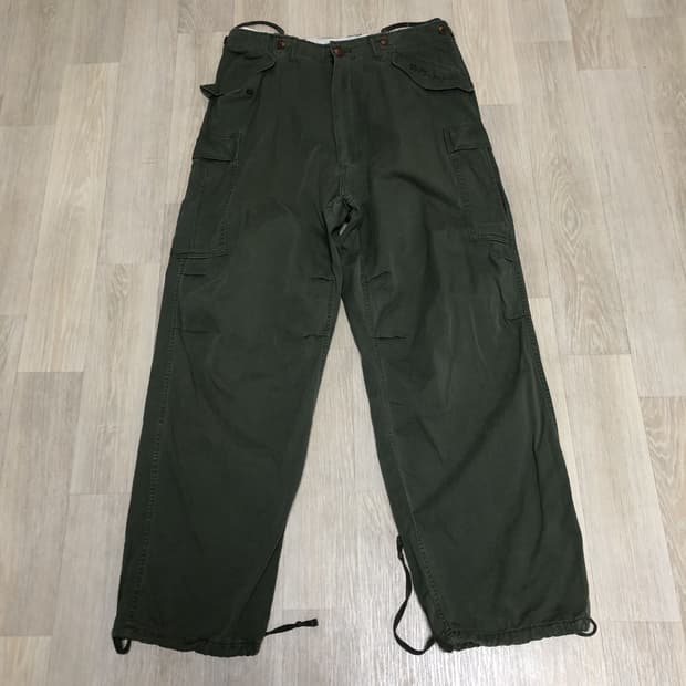 (34) 00's 푸부 FUBU 타일론 TALON 지퍼 M-65 필드팬츠