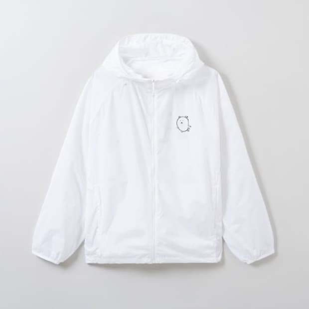 농담곰 바람막이 윈드브레이커 담곰이 화이트
