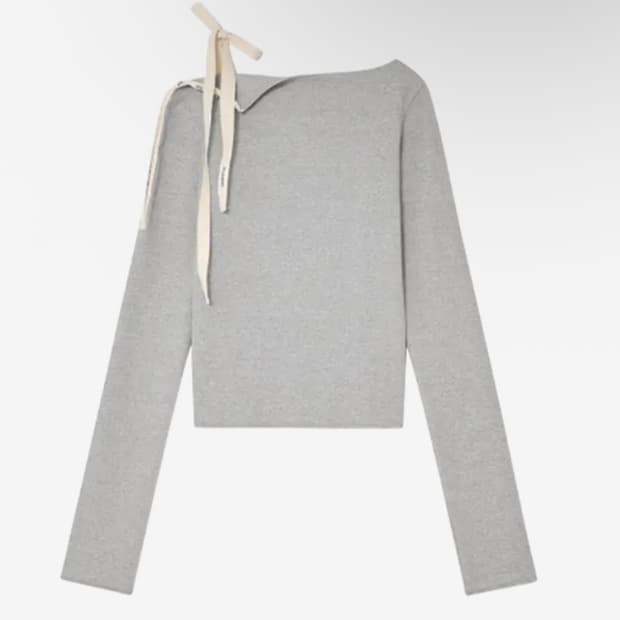 글로니 루이사 롱 슬리브 그레이