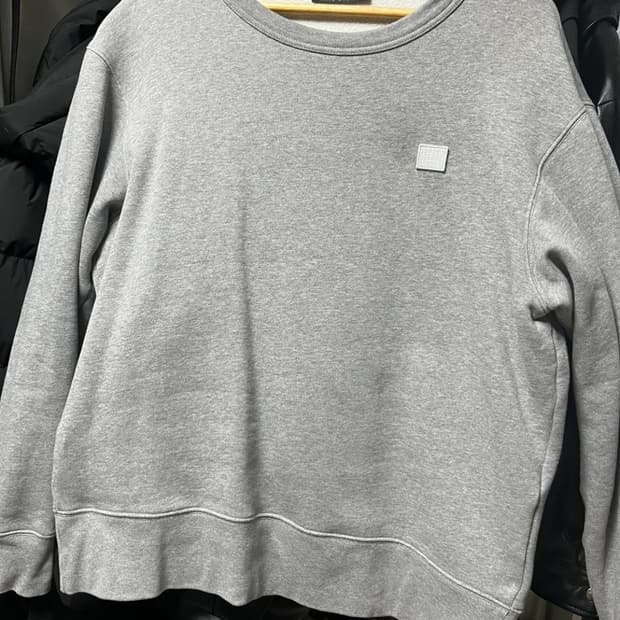 아크네스튜디오 맨투맨 그레이 M