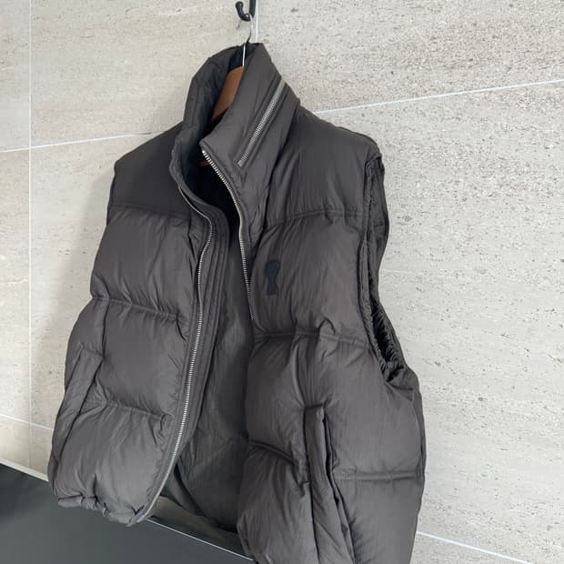 아미 조끼 패딩