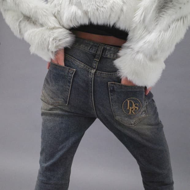 드라이로즈 bootcut logo 부츠컷 로고 팬츠 바지