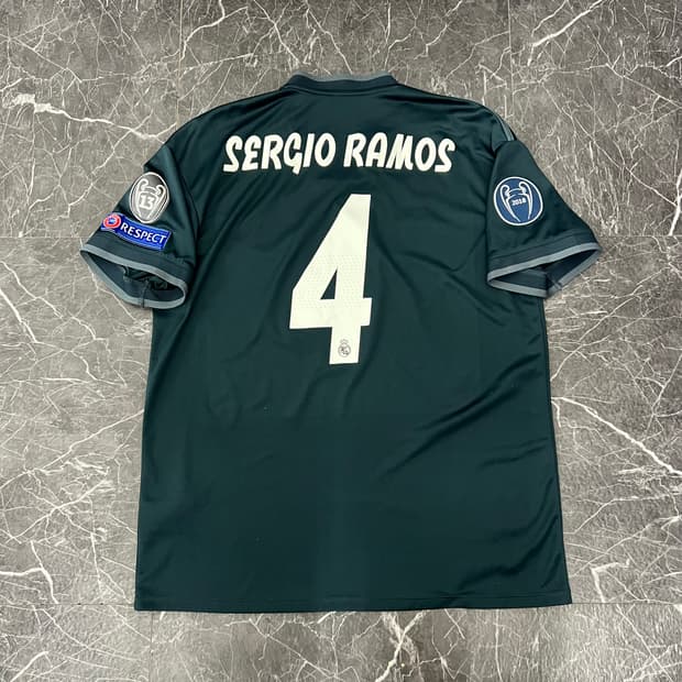 아디다스 레알마드리드 18-19 세르히오 라모스 반팔 유니폼 져지