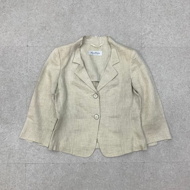 Maxmara 막스마라 린넨 자켓