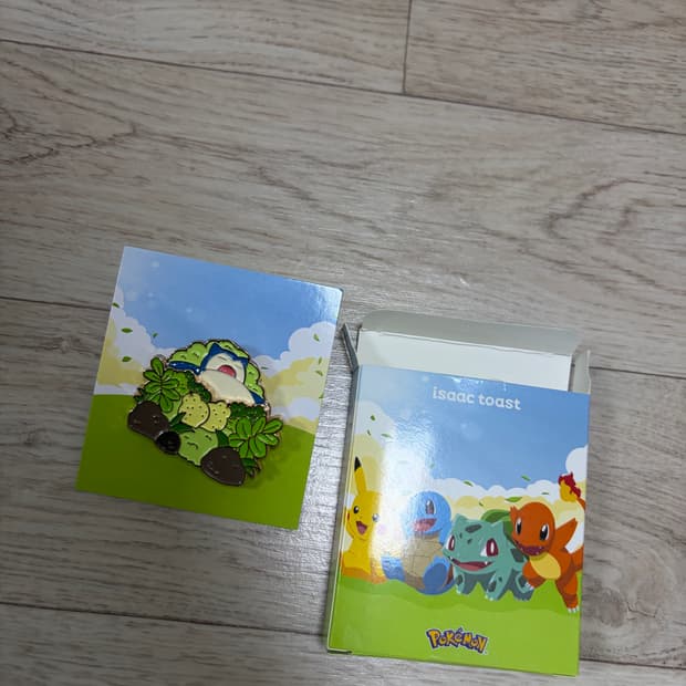 이삭토스트 포켓몬스터 잠만보 뱃지