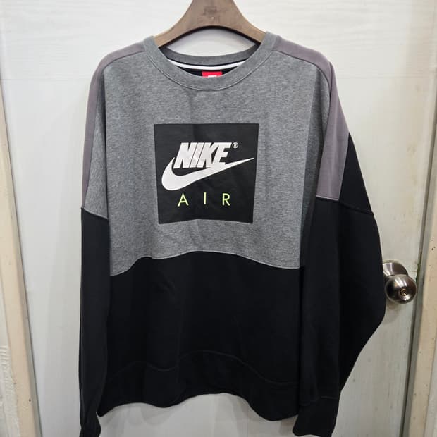 110,2XL)) NIKE AIR 나이키 에어 기모 맨투맨! 깔끔한디자인