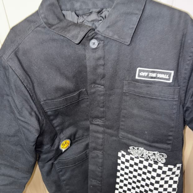 상태 최상 한정판 반스 워크자켓 블랙 XL