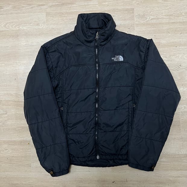 노스페이스 엑셀로프트 스탠드넥 경량패딩 점퍼 [블랙] S/90