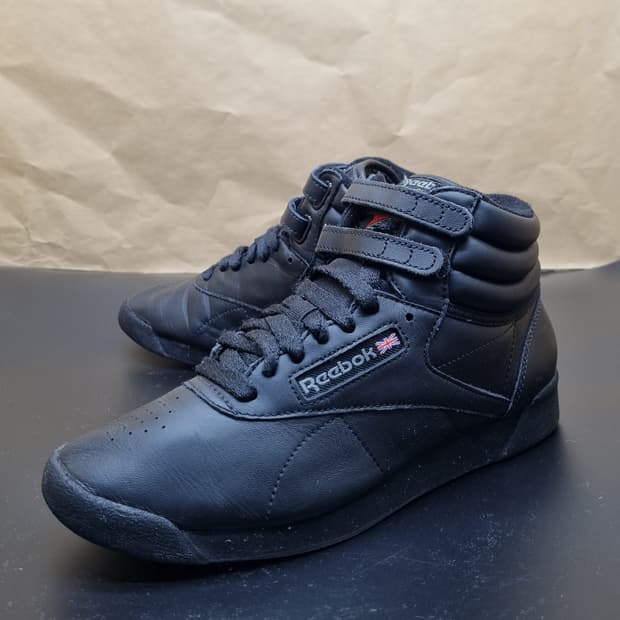 리복 프리스타일 블랙 하이탑 240