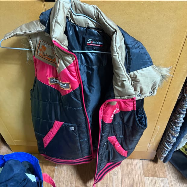 Vintage 패딩조끼