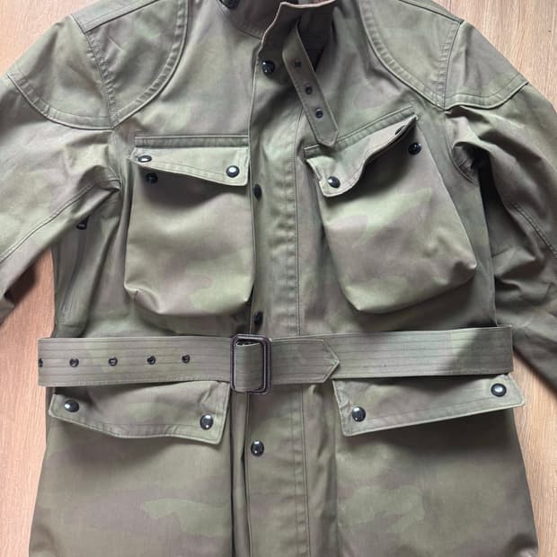 더블알엘 RRL 카모 벨티드 자켓 S 사이즈(방수)