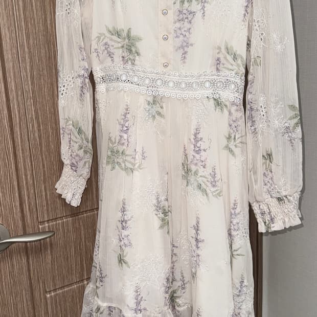 시스루 롱 원피스