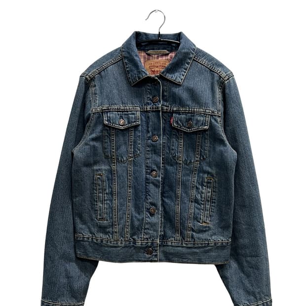 리바이스 우먼스 워시드 트러커 데님 자켓