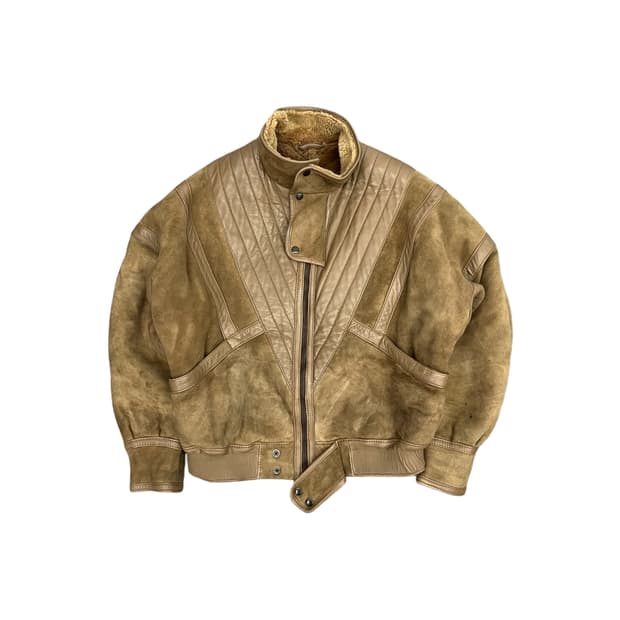 Vintage 무통 무스탕 봄버