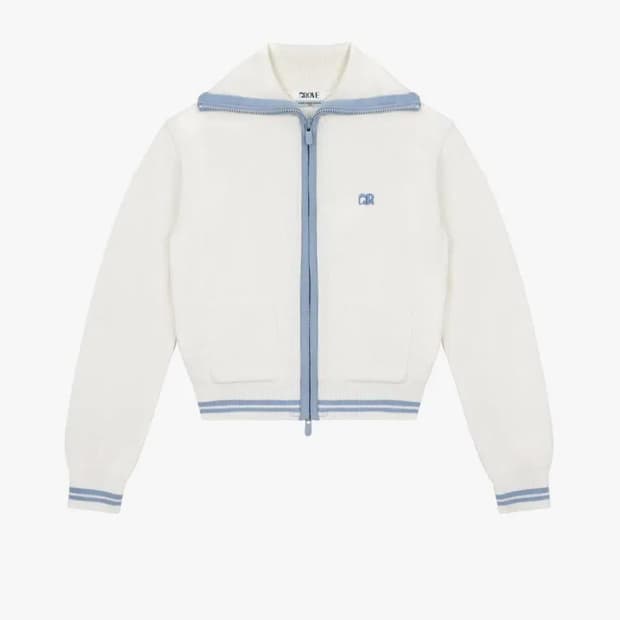 그로브 니트 집업 후드 POUT CARDIGAN