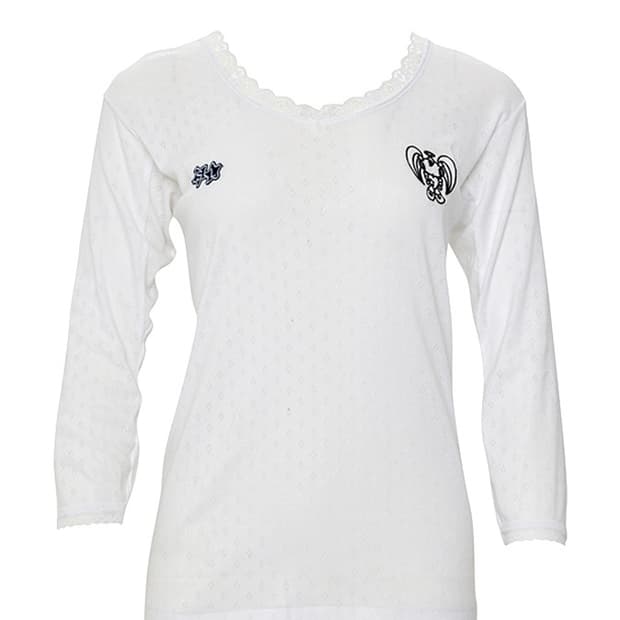 샬롬클럽 shalomclub 레이스 티셔츠 SL PURO LACE TOP