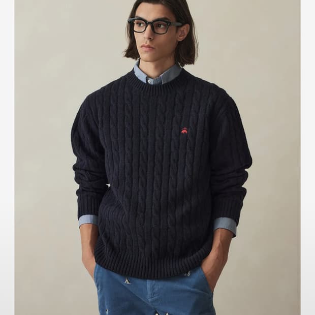 브룩스브라더스 니트 L