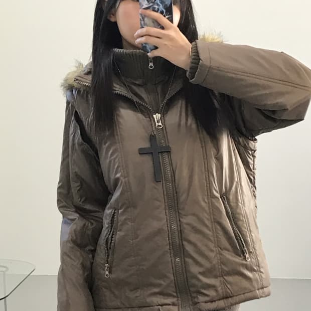 Jpn Zipper details Puffer Jackets