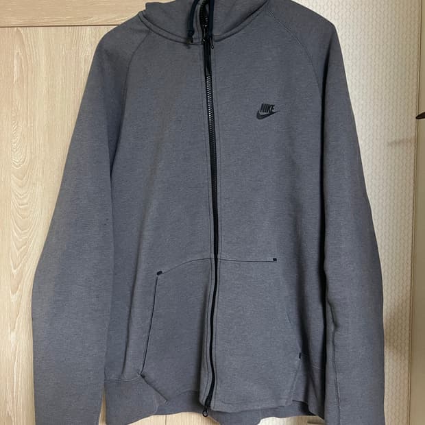 나이키 차콜 테크팩 후드집업