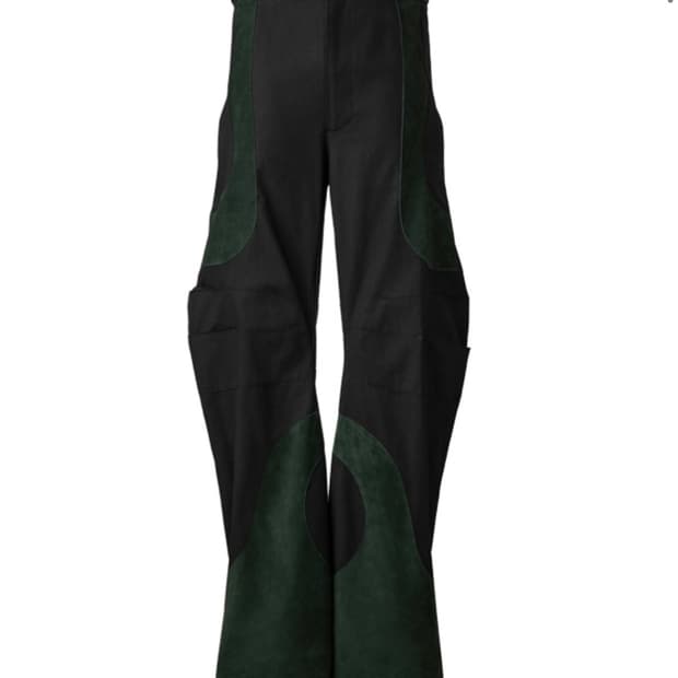 cmmawear IRIS TROUSERS BLACK SCARAB