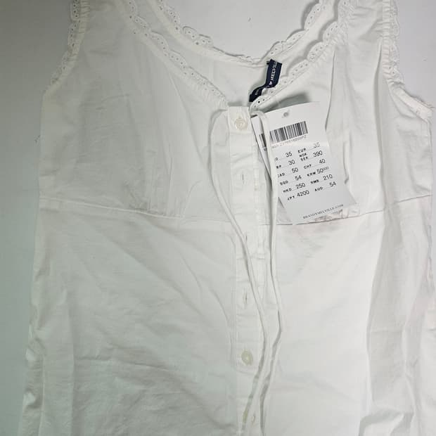 브랜디멜빌 화이트 셔츠 미니 원피스 블라우스 