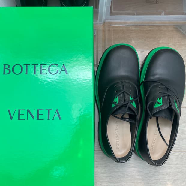 보테가베네타 타이어 더비슈즈 43