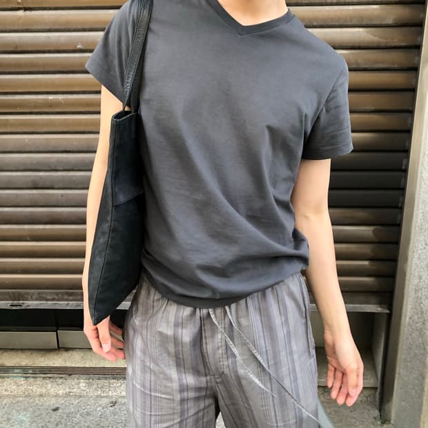 질샌더 v넥 티셔츠 