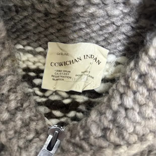 빈티지 울 100 코위찬