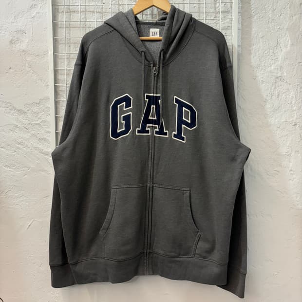 GAP 갭 y2k 차콜 후드집업 2XL