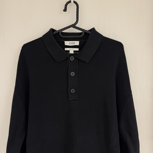 Cos 코스 남성 카라니트 블랙 M