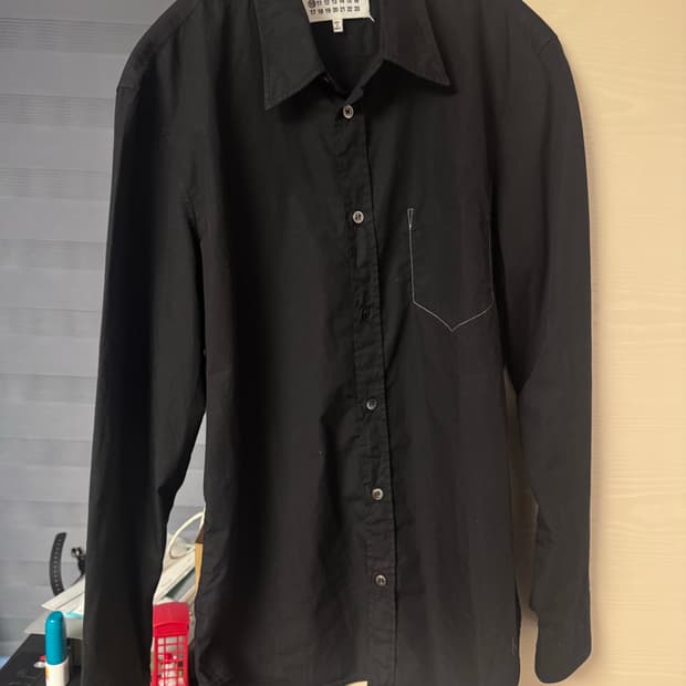 마르지엘라 셔츠 블랙