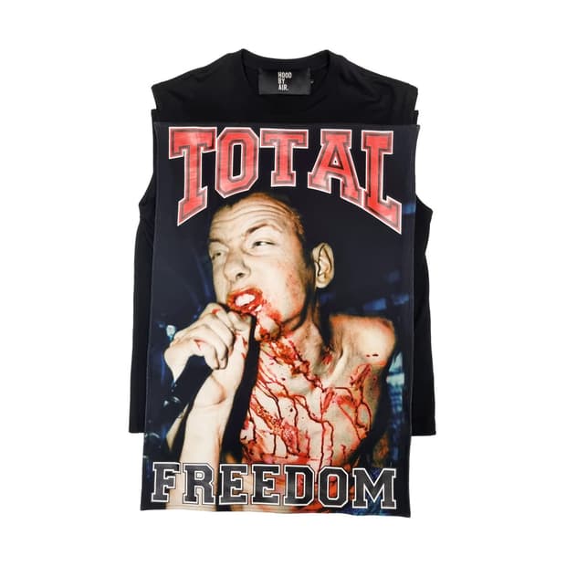 후드바이에어 - 16FW TOTAL FREEDOM 슬리브리스 - 블랙 -